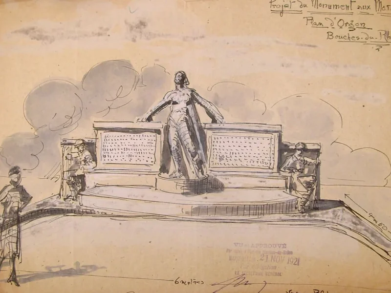 1875-Vernon Blake - Monumento ai caduti